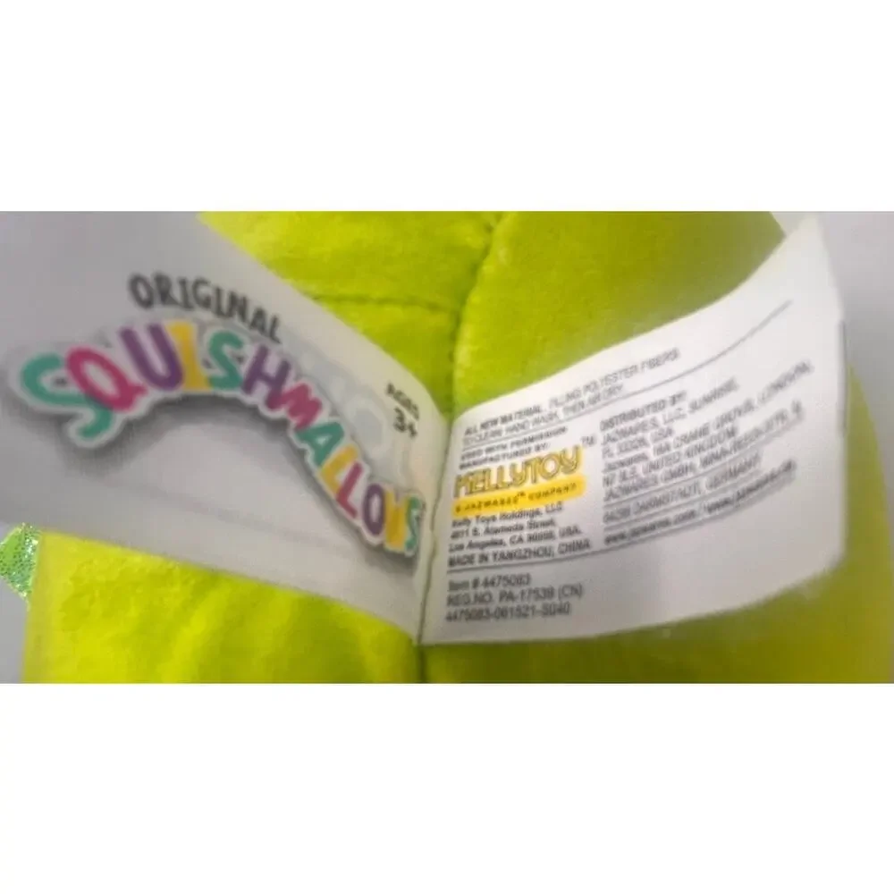 Kellytoy‎ Squishmallow's Landis the Dragon Green Blue Jolly Rancher 7